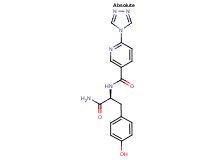 N-{[6-(4H-1,2,4-triazol-4-yl)pyridin-3-yl]carbonyl}-L-tyrosinamide