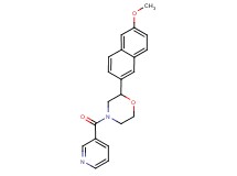 2-(6-methoxy-2-naphthyl)-4-(pyridin-3-ylcarbonyl)morpholine