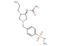 N-(rel-(3R,4S)-1-{4-[(methylamino)sulfonyl]benzyl}-4-propyl-3-pyrrolidinyl)acetamide hydrochloride
