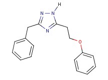 3-benzyl-5-(2-phenoxyethyl)-1H-1,2,4-triazole