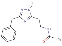N-[2-(3-benzyl-1H-1,2,4-triazol-5-yl)ethyl]acetamide