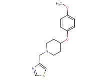 4-(4-methoxyphenoxy)-1-(1,3-thiazol-4-ylmethyl)piperidine