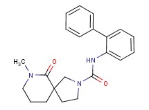 N-biphenyl-2-yl-7-methyl-6-oxo-2,7-diazaspiro[4.5]decane-2-carboxamide