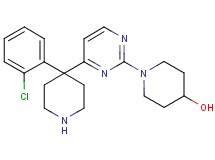 1-{4-[4-(2-chlorophenyl)-4-piperidinyl]-2-pyrimidinyl}-4-piperidinol