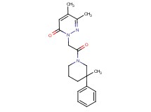 5,6-dimethyl-2-[2-(3-methyl-3-phenylpiperidin-1-yl)-2-oxoethyl]pyridazin-3(2H)-one