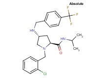 (4R)-1-(2-chlorobenzyl)-N-isopropyl-4-{[4-(trifluoromethyl)benzyl]amino}-L-prolinamide