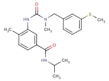 N-isopropyl-4-methyl-3-[({methyl[3-(methylthio)benzyl]amino}carbonyl)amino]benzamide