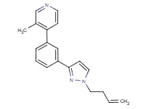 4-{3-[1-(3-buten-1-yl)-1H-pyrazol-3-yl]phenyl}-3-methylpyridine