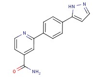 2-[4-(1H-pyrazol-5-yl)phenyl]isonicotinamide
