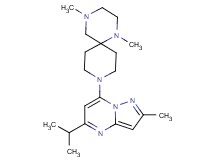 9-(5-isopropyl-2-methylpyrazolo[1,5-a]pyrimidin-7-yl)-1,4-dimethyl-1,4,9-triazaspiro[5.5]undecane