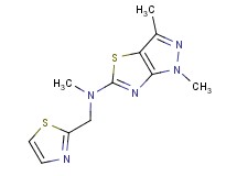 N,1,3-trimethyl-N-(1,3-thiazol-2-ylmethyl)-1H-pyrazolo[3,4-d][1,3]thiazol-5-amine