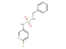 N-benzyl-N'-(6-fluoropyridin-3-yl)sulfamide