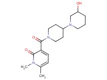 3-[(3-hydroxy-1,4'-bipiperidin-1'-yl)carbonyl]-1,6-dimethyl-2(1H)-pyridinone