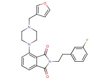 2-[2-(3-fluorophenyl)ethyl]-4-[4-(3-furylmethyl)-1-piperazinyl]-1H-isoindole-1,3(2H)-dione
