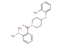 N,N-dimethyl-2-{[4-(2-methylphenoxy)-1-piperidinyl]carbonyl}aniline