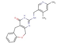 2-{[(4,6-dimethylpyridin-3-yl)methyl]amino}-5,11-dihydro[1]benzoxepino[3,4-d]pyrimidin-4(3H)-one