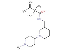 2,2,3-trimethyl-N-[(1'-methyl-1,4'-bipiperidin-3-yl)methyl]but-3-enamide