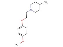 1-[2-(4-methoxyphenoxy)ethyl]-4-methylpiperidine trifluoroacetate