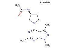 N-[(3S)-1-(1,3,6-trimethyl-1H-pyrazolo[3,4-d]pyrimidin-4-yl)-3-pyrrolidinyl]acetamide