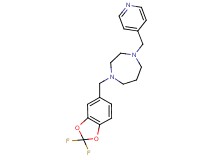 1-[(2,2-difluoro-1,3-benzodioxol-5-yl)methyl]-4-(4-pyridinylmethyl)-1,4-diazepane