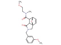(3aR*,6S*)-2-(3-methoxybenzyl)-N-(2-methoxyethyl)-N-methyl-1-oxo-1,2,3,6,7,7a-hexahydro-3a,6-epoxyisoindole-7-carboxamide