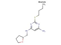 2-(butylthio)-N-[(2R)-tetrahydrofuran-2-ylmethyl]pyrimidine-4,6-diamine