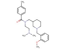 N-[2-(dimethylamino)ethyl]-N-{[1-(2-methoxybenzyl)-3-piperidinyl]methyl}-4-methylbenzamide