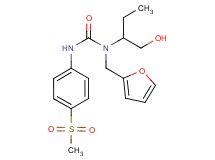 N-(2-furylmethyl)-N-[1-(hydroxymethyl)propyl]-N'-[4-(methylsulfonyl)phenyl]urea