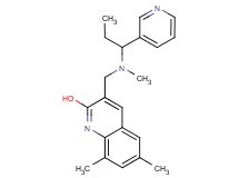 6,8-dimethyl-3-({methyl[1-(3-pyridinyl)propyl]amino}methyl)-2-quinolinol