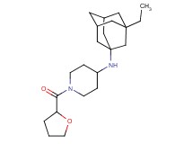 N-(3-ethyl-1-adamantyl)-1-(tetrahydrofuran-2-ylcarbonyl)piperidin-4-amine