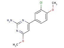 4-(3-chloro-4-methoxyphenyl)-6-methoxypyrimidin-2-amine