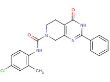 N-(4-chloro-2-methylphenyl)-4-oxo-2-phenyl-4,5,6,8-tetrahydropyrido[3,4-d]pyrimidine-7(3H)-carboxamide