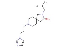 8-[3-(1H-imidazol-1-yl)propyl]-2-isobutyl-2,8-diazaspiro[4.5]decan-3-one