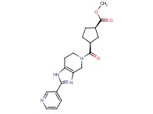 methyl (1R*,3S*)-3-[(2-pyridin-3-yl-1,4,6,7-tetrahydro-5H-imidazo[4,5-c]pyridin-5-yl)carbonyl]cyclopentanecarboxylate