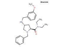 (4R)-1-benzyl-N,N-diethyl-4-[(3-methoxybenzyl)amino]-L-prolinamide