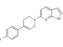 6-[4-(4-fluorophenyl)-3,6-dihydropyridin-1(2H)-yl]-1H-pyrrolo[2,3-b]pyridine