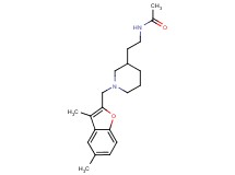 N-(2-{1-[(3,5-dimethyl-1-benzofuran-2-yl)methyl]piperidin-3-yl}ethyl)acetamide