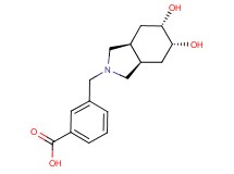 3-{[(3aR*,5R*,6S*,7aS*)-5,6-dihydroxyoctahydro-2H-isoindol-2-yl]methyl}benzoic acid
