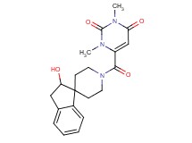 6-[(2-hydroxy-2,3-dihydro-1'H-spiro[indene-1,4'-piperidin]-1'-yl)carbonyl]-1,3-dimethyl-2,4(1H,3H)-pyrimidinedione