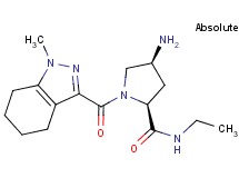 (4S)-4-amino-N-ethyl-1-[(1-methyl-4,5,6,7-tetrahydro-1H-indazol-3-yl)carbonyl]-L-prolinamide