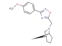 (1R*,5S*)-6-{[3-(4-methoxyphenyl)-1,2,4-oxadiazol-5-yl]methyl}-6-azabicyclo[3.2.1]octane