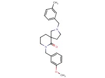 7-(3-methoxybenzyl)-2-(3-methylbenzyl)-2,7-diazaspiro[4.5]decan-6-one