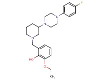 2-ethoxy-6-({3-[4-(4-fluorophenyl)-1-piperazinyl]-1-piperidinyl}methyl)phenol
