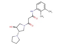 N-(2,3-dimethylphenyl)-3-[(3'S*,4'S*)-4'-hydroxy-1,3'-bipyrrolidin-1'-yl]-3-oxopropanamide