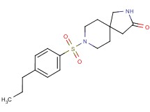 8-[(4-propylphenyl)sulfonyl]-2,8-diazaspiro[4.5]decan-3-one