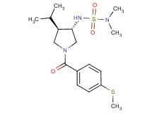 N'-{(3S*,4R*)-4-isopropyl-1-[4-(methylthio)benzoyl]-3-pyrrolidinyl}-N,N-dimethylsulfamide