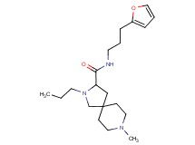 N-[3-(2-furyl)propyl]-8-methyl-2-propyl-2,8-diazaspiro[4.5]decane-3-carboxamide