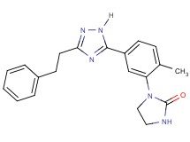 1-{2-methyl-5-[3-(2-phenylethyl)-1H-1,2,4-triazol-5-yl]phenyl}imidazolidin-2-one