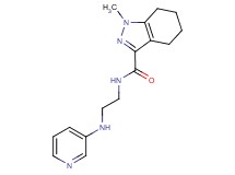 1-methyl-N-[2-(pyridin-3-ylamino)ethyl]-4,5,6,7-tetrahydro-1H-indazole-3-carboxamide