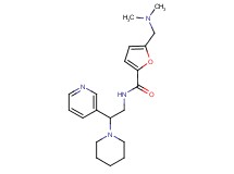 5-[(dimethylamino)methyl]-N-(2-piperidin-1-yl-2-pyridin-3-ylethyl)-2-furamide